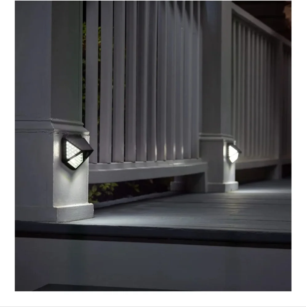 NWT Smart Solar Prism Security Motion Activated Flood Light 2-Pack